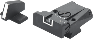 Browning Hi-Power adjustable sights | white lines - Ubitzu