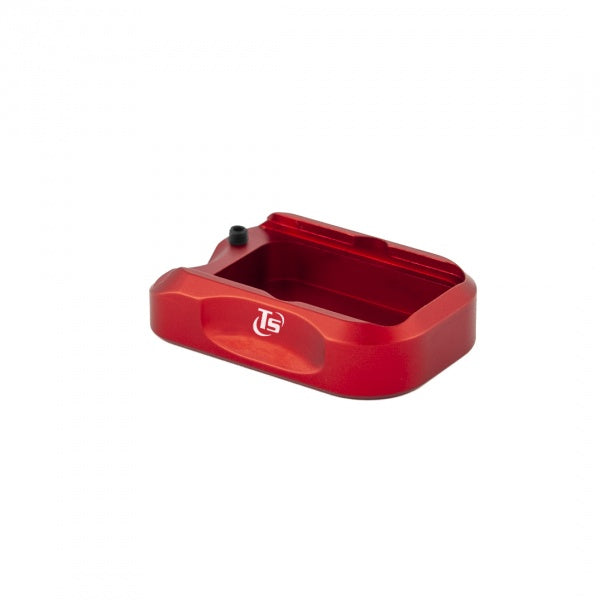 Glock 19X alu magazijnbodemplaat | +1 patroon - Rood - Ubitzu