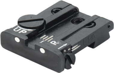 Sig P226 LDC adjustable rear sight | white dots - Ubitzu