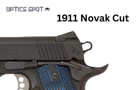 1911 [Novak Cut] adjustable rear sight | fiber optic - Ubitzu