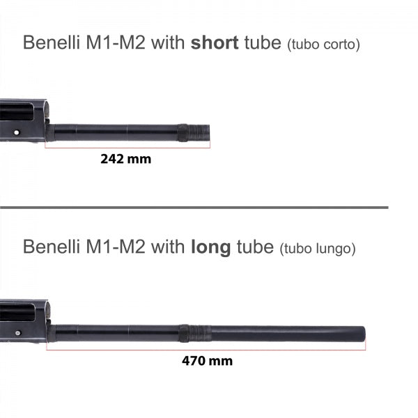 Benelli M2 handguard met lange buis | M-Lok - Ubitzu
