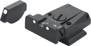 Ruger [P85 P89] verstelbare richtmiddelen | witte stippen - Ubitzu