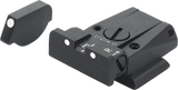 Ruger [P90 P91 P93 P94 P95 P97] adjustable sights | white dots - Ubitzu