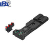 Smith & Wesson revolver [686 629 19 66 586 & other] red dot ready verstelbare richtmiddelen [spring-front sight] | glasvezel