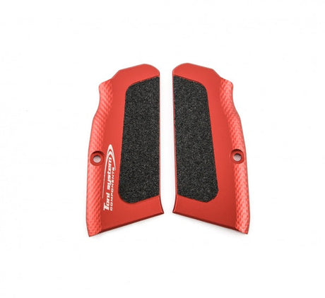 Tanfoglio long grips for Small Frame | High-grip - Red - Ubitzu