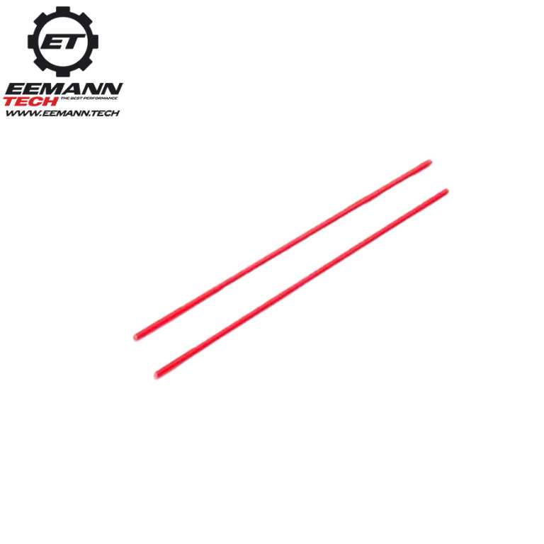 Universele glasvezel richtmiddelen inserts | 2-delige set - Rood 1.0 mm - Ubitzu