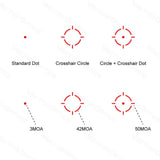 Vector Optics Frenzy-S 1x17x24 MOS Multi Reticle red dot - Ubitzu