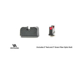 Walther PDP co-witness sights | fiber optic - Ubitzu